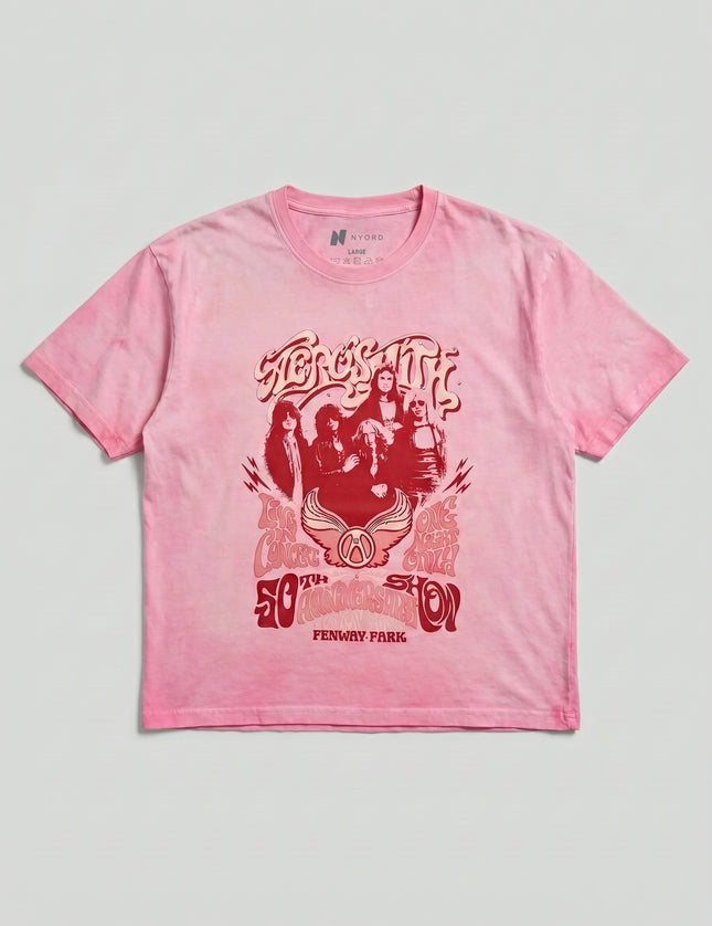 Aerosmith Boxy Fit 50th Anniversary