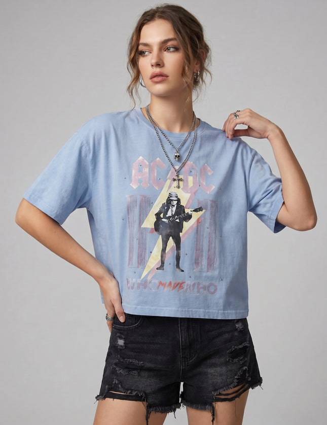 AC/DC Boxy Fit Lightning Icon