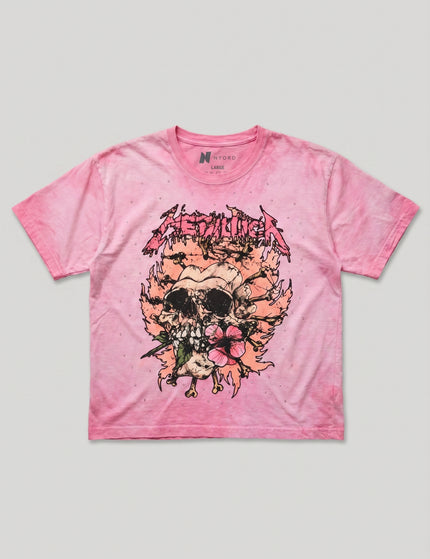 Metallica Boxy Fit Pink Rose