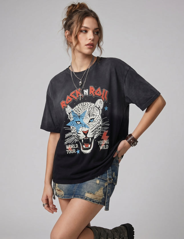 Rock & Roll Young Wild Oversize