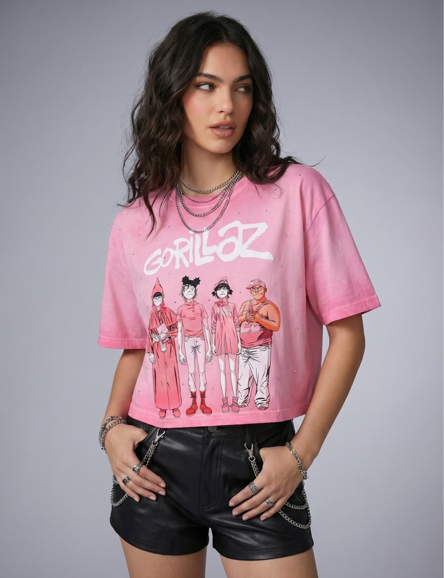 Gorillaz Boxy Fit The Pink Phantom