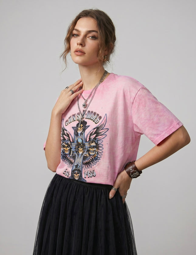 Guns N' Roses Boxy Fit Angel Wings