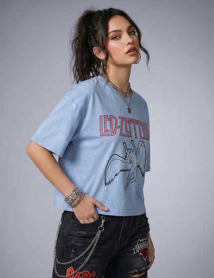 Led Zeppelin Boxy Fit Cloud Fall