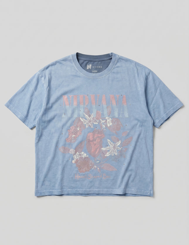 Nirvana Boxy Fit Heart Shaped Box