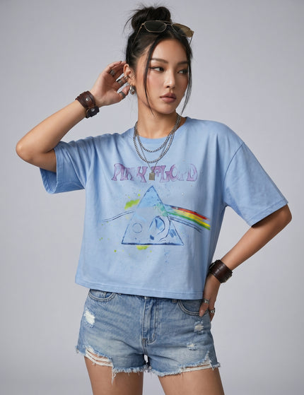 Pink Floyd Boxy Fit Pop Color